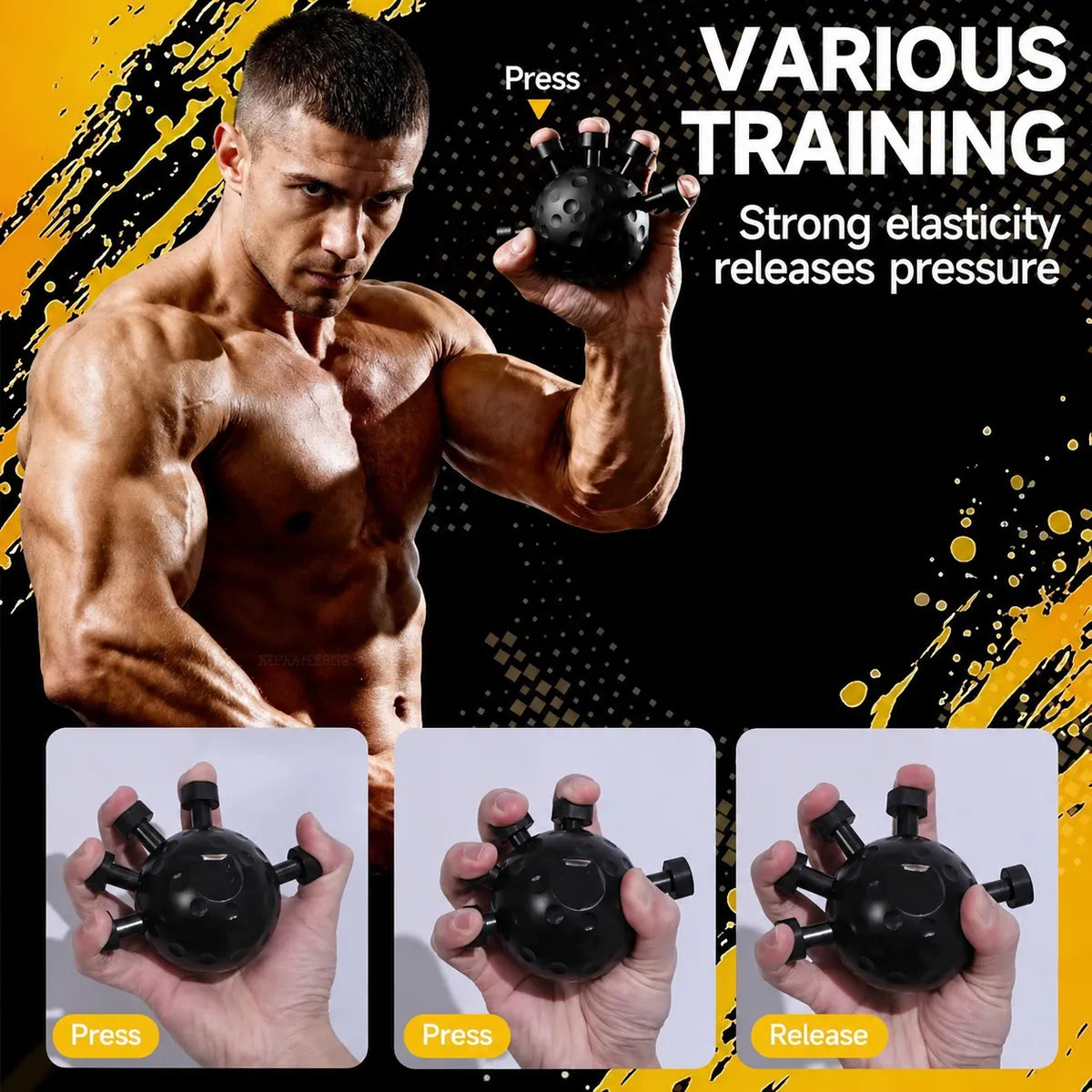 Gripik™ - 2-in-1 Ergonomic Finger & Hand Strength Exerciser