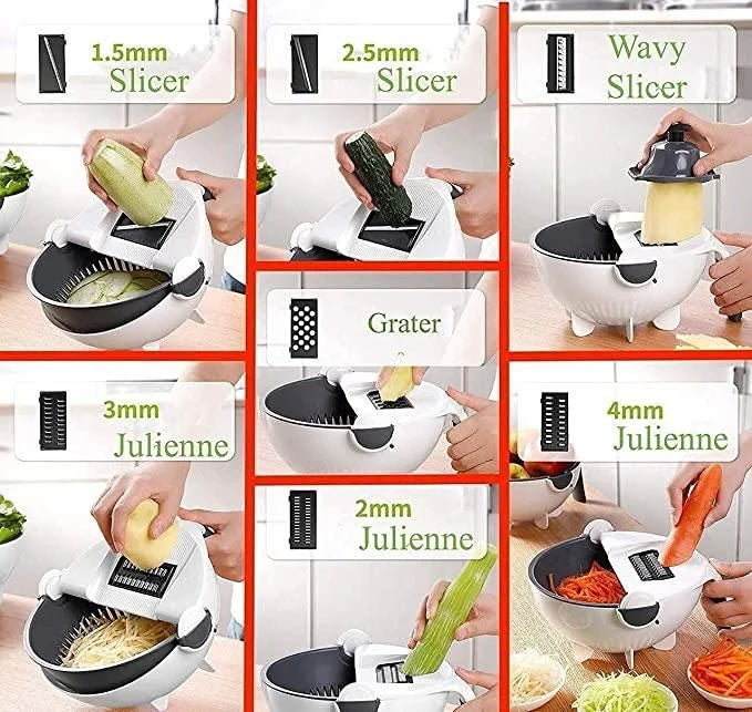 9 in 1 Multifunction Vegetable Cutter