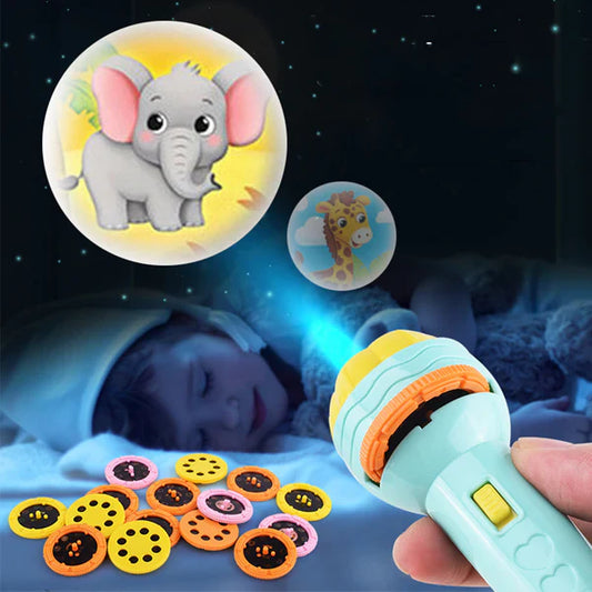 Flash Light Projector For Kids | Sleeping Story Book